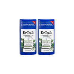 Dr. Teals Eucalyptus Deodorant Gift Set (2 Pack, 2.65oz Ea.) - Eucalyp