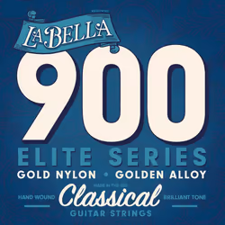 La Bella 900 Elite - Gold Nylon Golden Alloy Classical Guitar String