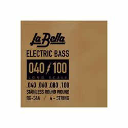 La Bella RX-S4A Long Scale Nickel Round Wound Bass String
