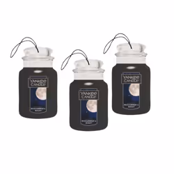 Yankee Candle 3pc Classic Paper Car Jar Hanging Odor Neutralizing Air Freshener MidSummer's Night