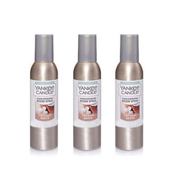 Yankee Candle Concentrated Air Freshener Room Spray  Odor Eliminator for Home  Bathroom  Coconut Beach  1.5 Oz (Pack of 3)