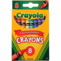 Crayola Crayons 8 Count (3 Pack)  Pack of 3  3 Piece