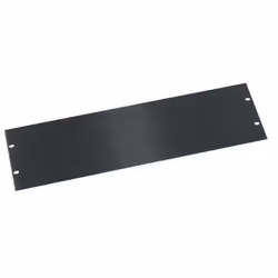 Middle Atlantic Products AFACE2, Face plate, Black, Aluminium, 2U, GreenGuard, 483 mm