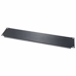 Middle Atlantic Products BL2, Blank panel, Black, Aluminium, 2U, 19", Oval