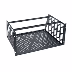 Middle Atlantic Products CAP5, Rack shelf, Black, Steel, 45.36 kg, 5U, 19"