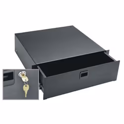 Middle Atlantic Products D3LK, Drawer unit, Black, Steel, 22680 kg, 3U, 19"