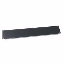 Middle Atlantic Products EB2, Blank panel, Black, Steel, 2U, 19", 8.89 cm (3.5")