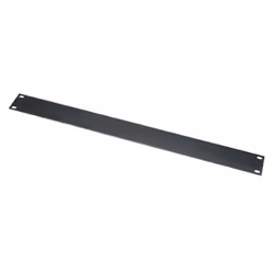 Middle Atlantic Products FEB1, Blank panel, Black, Steel, 1U, Greenguard, 4.45 cm (1.75")