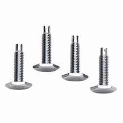 Middle Atlantic Products LF, Rack feet, Stainless steel, Steel, Greenguard, 24.9 mm, 24.9 mm