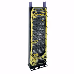 Middle Atlantic Products MK Series Cable Management Rack, Cable management panel, 45U, 226.8 kg, Black
