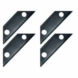 Middle Atlantic Products Seismic Brackets, MRK Series, Anchoring bracket, Black, Steel, Round, 4 pc(s), 508 g