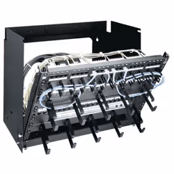Middle Atlantic Products PPM-6, Wall mounted rack, 6U, 13.61 kg, Black