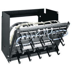 Middle Atlantic Products PPM-8-12 rack cabinet 8U Wall mounted rack Black
