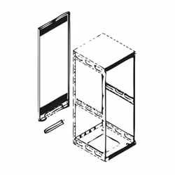 Middle Atlantic Products RAP29, Access panel, Black, 29U, Slim 5, 481 mm, 32 mm