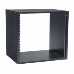 Middle Atlantic Products RK8, Freestanding rack, 8U, 90.7 kg, Black