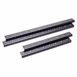 Middle Atlantic Products Rackrail 14 space, Rack rail, Steel, Black, 1 pc(s)