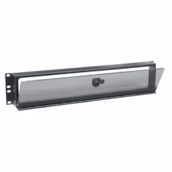 Middle Atlantic Products SECL-2, Security cover panel, Black, Polymethyl methacrylate (PMMA), 2U, 19", Oval