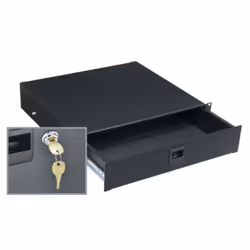 Middle Atlantic Products Drawer, 3 RU, Textured, w/Lock