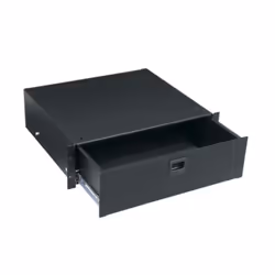 Middle Atlantic Products Drawer, 3 RU, Textured, Drawer unit, Black, Steel, 22.68 kg, 3U, 48.3 cm (19")