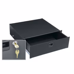 Middle Atlantic Products Drawer, 3 RU, Textured, w/Lock