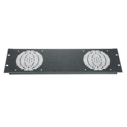 Middle Atlantic Products Fan panel, 2 fan, Textured