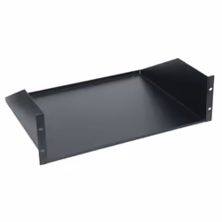 Middle Atlantic Products U3, Rack shelf, Black, Steel, 32 kg, 3U, 19"