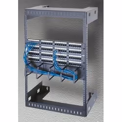 Middle Atlantic Products Wall-Mount Relay Racks 15 Space, Wall mounted rack, 15U, 68 kg, Grey