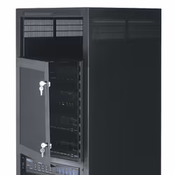 Middle Atlantic Products PSDR-12, Door, Black, Polymethyl methacrylate (PMMA), 12U, 19", 482.6 mm