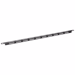 Middle Atlantic Products LBP-1A, Cable lacing bar, Black, Steel, Greenguard, 482.6 mm, 12.7 mm