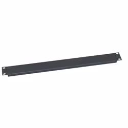 Middle Atlantic Products EB1-CP12, Blank panel, Black, Steel, 1U, Greenguard, 482.6 mm