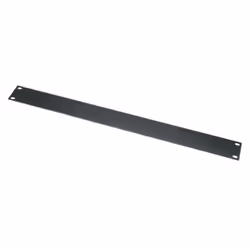 Middle Atlantic Products PHBL1-CP12, Blank panel, Black, Aluminium, 1U, 19", 482.6 mm