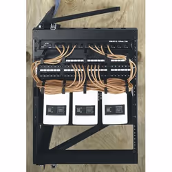 Middle Atlantic Products Swing Frame Racks 18", Wall mounted rack, 20U, 45 kg, Black