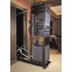 Middle Atlantic Products AXS 48" x 26", 29U, Wall mounted rack, 29U, 294.84 kg, Cable management, Black
