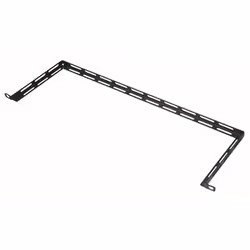 Middle Atlantic Products LBP-6A, Cable lacing bar, Black, Steel, Greenguard, 15.2 cm (6"), 482.6 mm