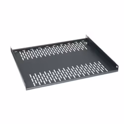 Middle Atlantic Products SH-SRSR, Rack shelf, Black, Steel, 91 kg, Greenguard, SRSR