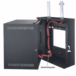 Middle Atlantic Products EWR Series Sectional Wall Mount Rack 22", Wall mounted rack, 12U, 68 kg, 68 kg, Black