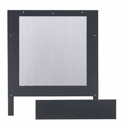 Middle Atlantic Products MW-LVT, Vented top panel, Black, Steel, Greenguard, MW Series, 551.2 mm