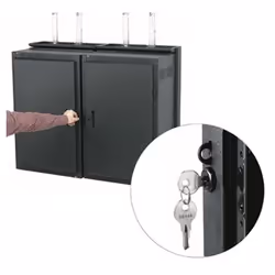 Middle Atlantic Products DWRSR-ZL, Black, Steel, Greenguard, DWR/SR Series