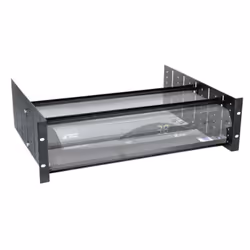 Middle Atlantic Products OCAP-2, Rack shelf, Black, Steel, 11.34 kg, 2U, Oval