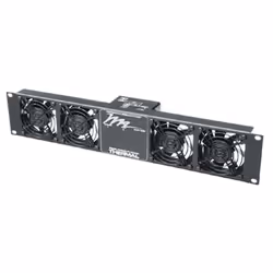 Middle Atlantic Products IUQFP-4, Black, 2U, 4 fan(s), 27 dB, 100 cfm, Greenguard
