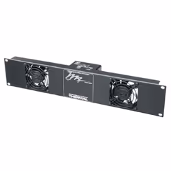 Middle Atlantic Products IUQFP-2, Black, 2U, 2 fan(s), 24 dB, 50 cfm, Greenguard