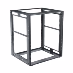 Middle Atlantic Products CFR-12-16, Freestanding rack, 12U, 113 kg, Black