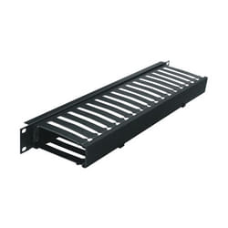 Middle Atlantic Products 1 RU Plastic Cable Manager, 4 Inches Deep
