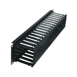 Middle Atlantic Products 2 RU Plastic Cable Manager, 3 Inches Deep