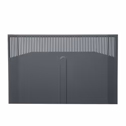 Middle Atlantic Products BFD-45, Door, Black, Steel, 45U, 555 mm, 35.8 mm