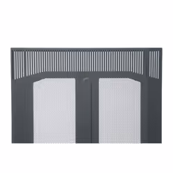 Middle Atlantic Products Vented Front Door, 38 RU BGR Racks, Door, Black, Steel, 38U, 555 mm, 35.8 mm