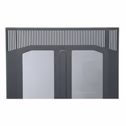 Middle Atlantic Products BGR Plexi Front Doors 38 Rackspaces, Door, Steel, Black, Grey, 1 pc(s)