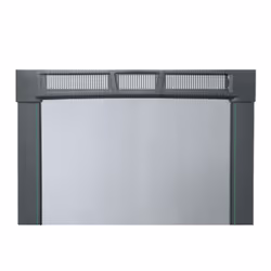 Middle Atlantic Products PFD-45A, Door, Black, Polymethyl methacrylate (PMMA), Steel, 45U, 558.5 mm, 73.6 mm