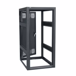 Middle Atlantic Products BGR-2527, Freestanding rack, 25U, 1360.78 kg, Key lock, Black