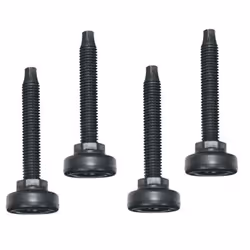 Middle Atlantic Products LF-HD, Rack feet, Black, Steel, Greenguard, 35.6 mm, 35.6 mm